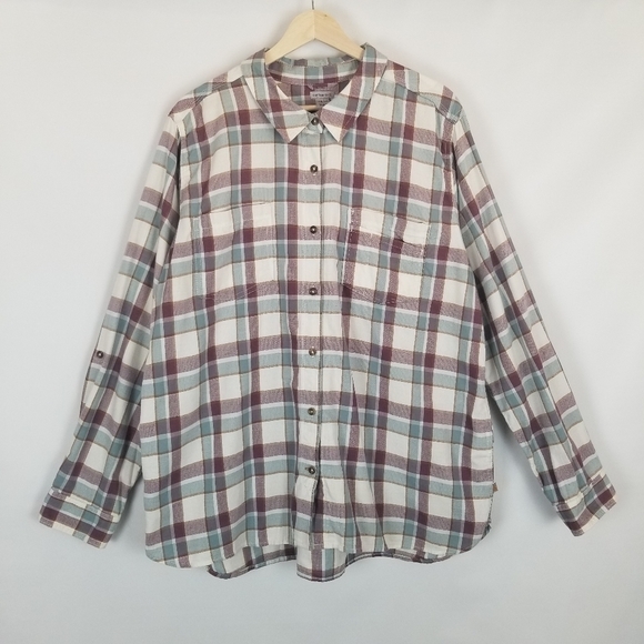 Carhartt Plaid Button Down Front Shirt XXL 100% Cotton - Picture 16 of 16